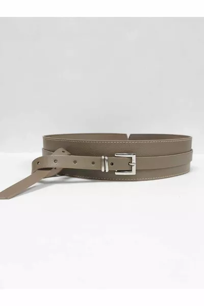 Women's Mink Rolling Belt