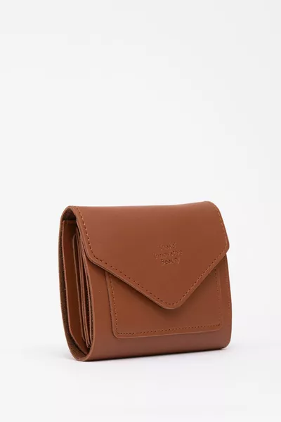 تان  الجلود الاصطناعية عملة وورقة المال مقصورة سناب حامل بطاقة المغلف نموذج جيب المحفظة