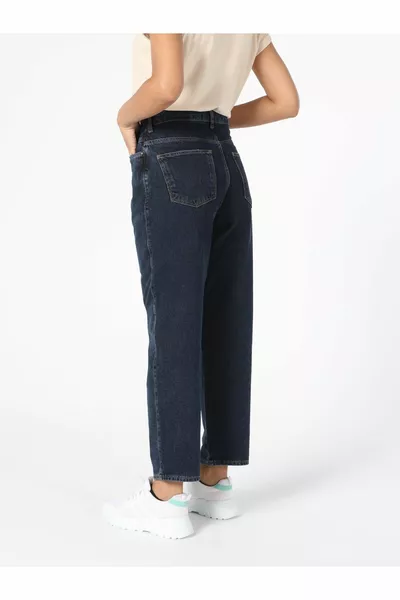  كاتي عالية الخصر تقلص الساق تناسب الجينز المرأة جينز 