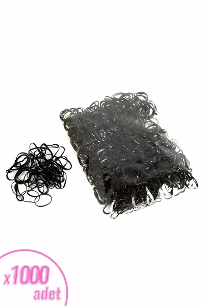  Pieces Black Hair Braid Elastic