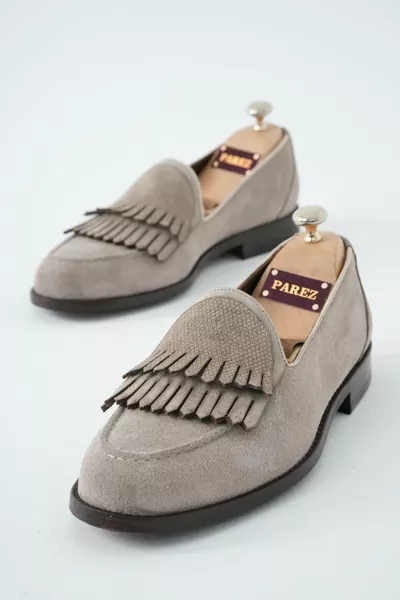 Heren Premium Metis Suède Lederen Dana Voering Dubbel Leer Aangepaste Handgeschilderde Lederen Kleur Schoenen