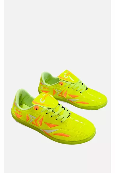 Fußballschuhe für Jungen Kunstrasen mit Nietenabsätzen