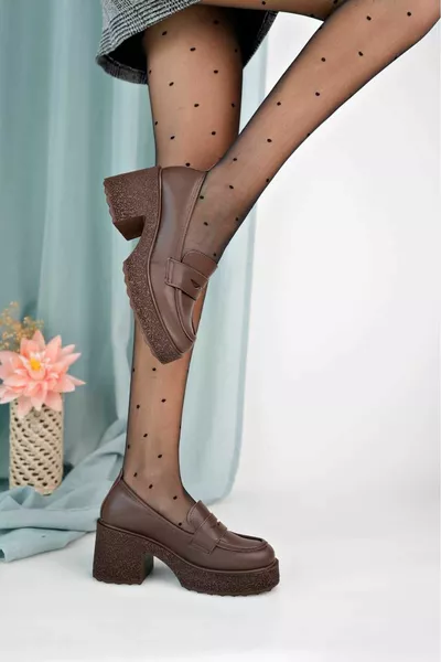 BITTER COFFEE MOCCASINS LOAFER SHOES