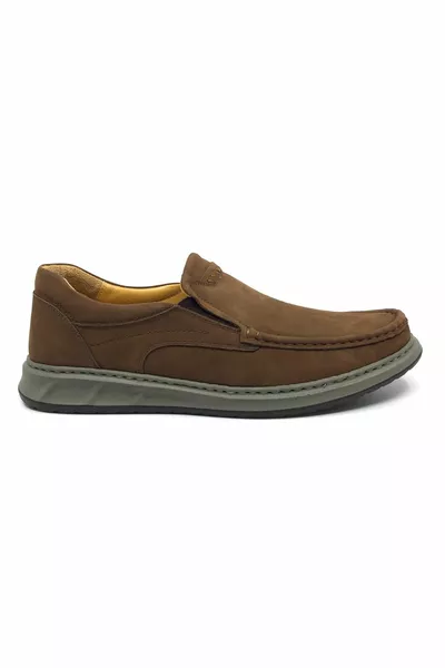 % echtes Nubukleder orthopädische Herren Casual Casual Loafer Schuhe 
