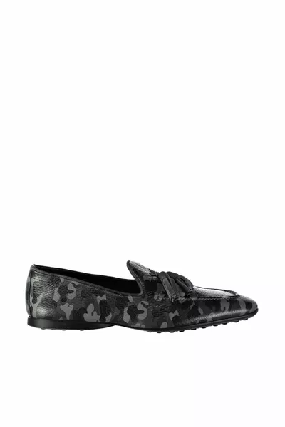 Graue Herren Loafer Schuhe 