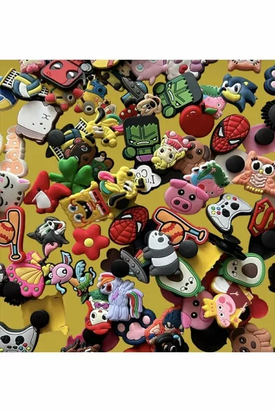 Crocs Terlik Süsü  Adet Tüm Terlikler Uyumlu (karışık Gönderim)