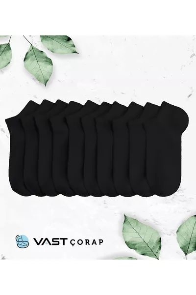 جوارب سوداء قصيرة  أزواج حزمة اقتصادية