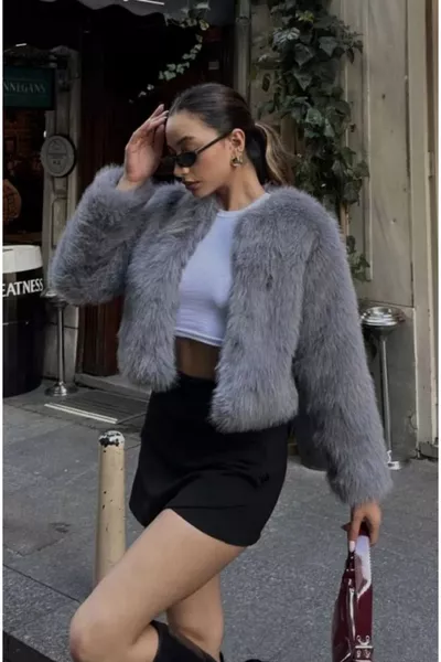 فرو مستورد عالي الجودة بدون ياقة