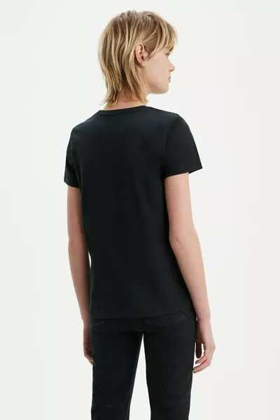 Das perfekte Siyah Batwing Logo T-Shirt - 