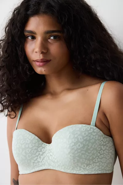 Delila Lace Mint Green Bra