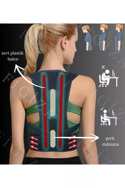 Orthopädisches Korsett für aufrechte Haltung, Haltungskorrekturkorsett gegen Rundrücken, Schulter- und Rückenkorsett, Sportlerkorsett