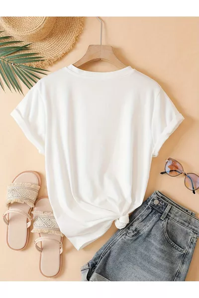 T-shirt à motif Cœurs Fondants