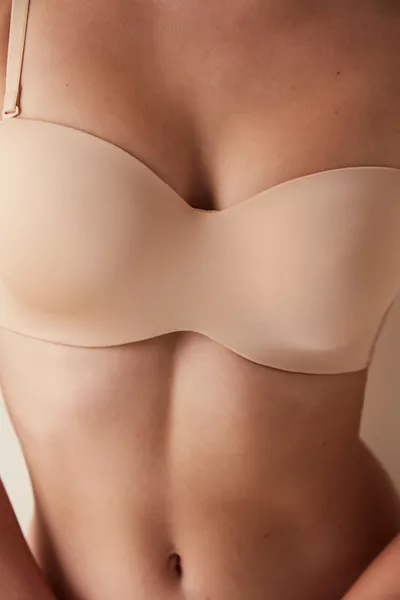 Kleurenbalancerende Lotus Premium Ongevulde Strapless Beha