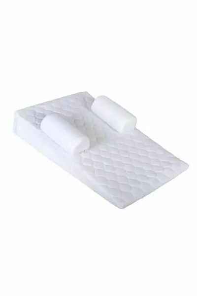 Lit anti-reflux pour bébé, avec housse lavable et protection orthopédique