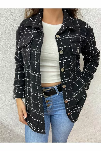 أسود الحطاب سترة قميص كبير الحجم تناسب واسعة