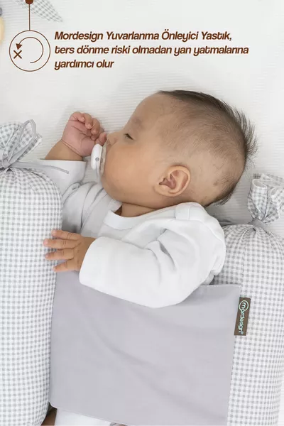 وسادة مضادة للتدحرج للأطفال، وسادة نوم جانبي للمولود الجديد، سلسلة بوفس