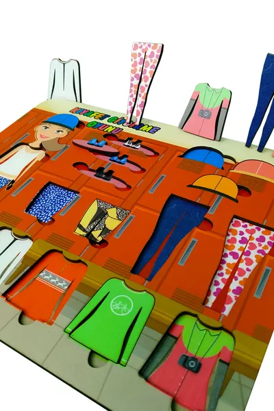 Educational-Guidance Dress-Up Game for Girls Bultak Puzzle Toy