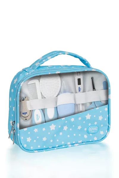 Blauwe Babyverzorgingsset