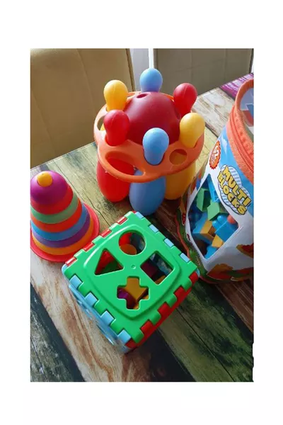 Bultak Boeling Swinging Rings Piece Lego Block Educational Intelligence-Enhancing Set Educational Set