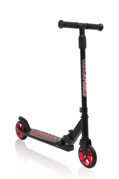 سكوتر بعجلتين ضخم بطيات وردية (+8 سنوات)