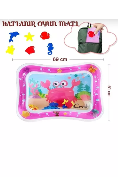 حصيرة لعب مائية للرضع وقت البطن نشاط فوق البطن حصيرة مائية قابلة للنفخ