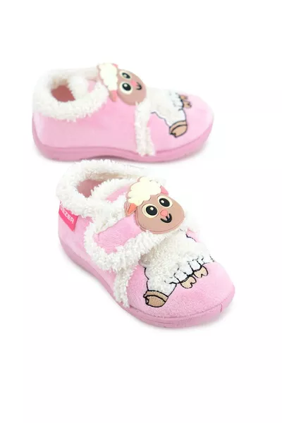 حذاء منزلي يومي قابل للتعديل للأطفال بدون تمييز بين الجنسين مع شريط لاصق للمدرسة ورياض الأطفال