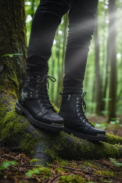 حذاء رجالي أسود