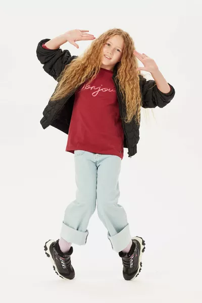 حذاء أطفال غير محدد الجنس رادوس بفايلون شبكي - أسود