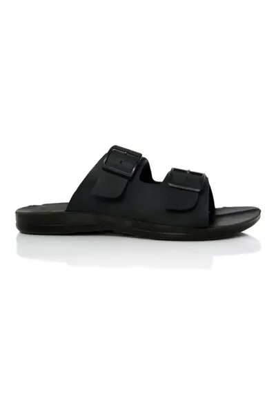  شبشب رجالي أسود بمشبك للمنزل