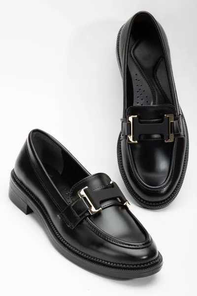 حذاء لوفر جلدي بموجودية أرثوبيدية آنا