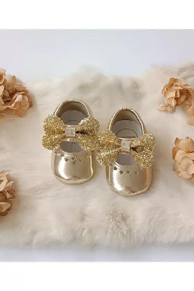 أليس جولد حذاء طفل جلد طبيعي