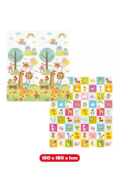 Bonjour mes amis Tapis de jeu pliable - Nouvelle taille - Cm (AVEC SAC DE TRANSPORT)