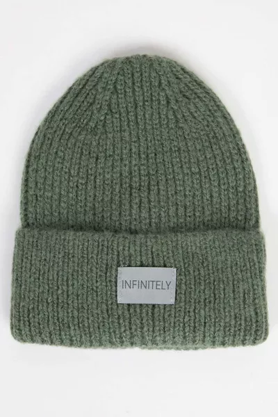 Men's Knit Beanie with Label WN