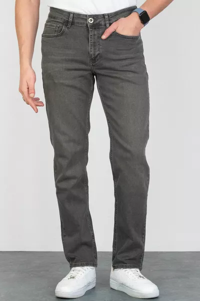 رجالي مفتوح كاكي عادي قصة استرخاء ليكرا دنيم جينز بسط 