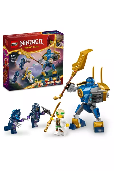 ® NINJAGO® مجموعة روبوت جاي القتالية + مجموعة ألعاب إبداعية للبناء للأطفال (P)
