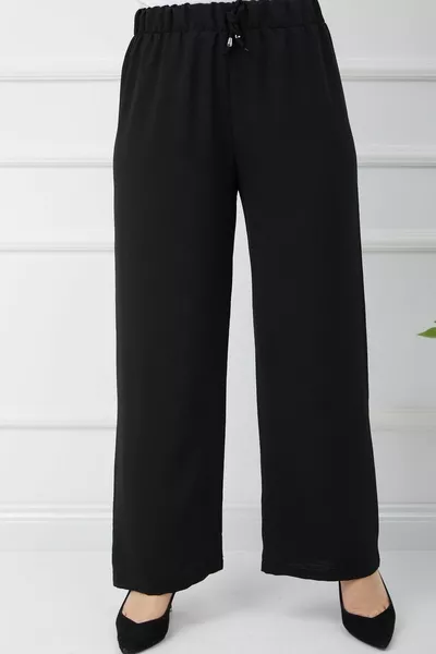Hijab Airobin Tissu Femme Pantalon Large Leg