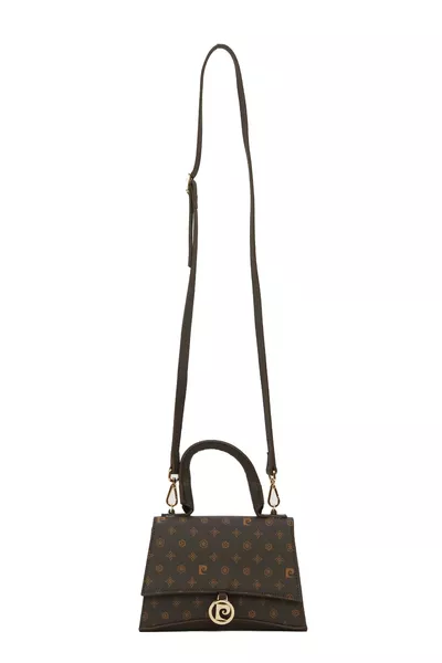 Borsa a Spalla Donna Monogram Caffè 