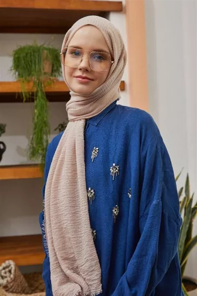 Бурюмчюк, цвет норки (легкая структура, не требует утюга, особая текстура с вентиляцией, крупный размер, тонкая и деликатная)