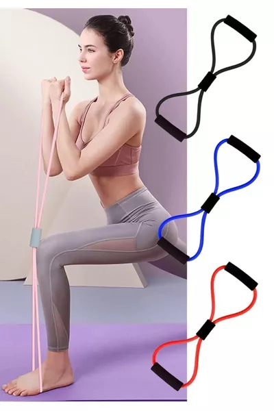 Pilates Widerstandsband Seil Körperformer Schmetterlings-Widerstandsband Kraftband 1 Stück