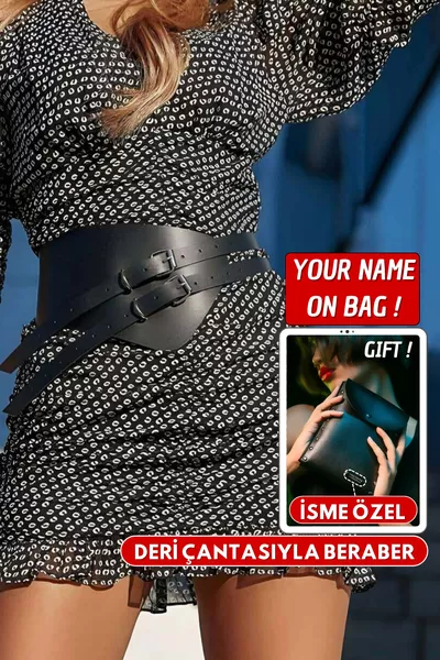 Damen Gürtel - Ledergürtel für Kleider - Stilvoller Gürtel für über dem Kleid