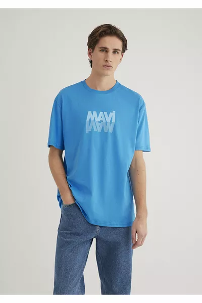 T-Shirt mit Logoaufdruck, Loose Fit / Lockerer, bequemer Schnitt 