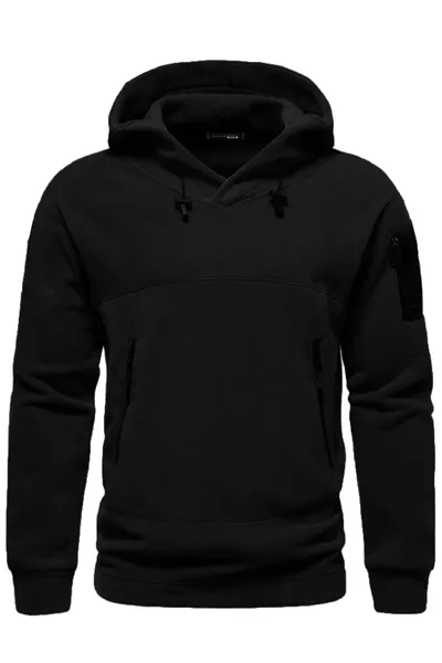 جاكيت صوف رجالي عسكري رياضي بقبعة للأنشطة الخارجية