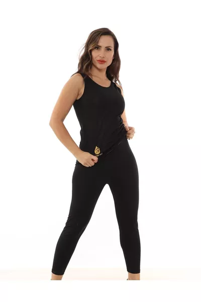 Похудение Утягивающий Потогонный Унисекс Термокорсет Леггинсы и Комплект Майка