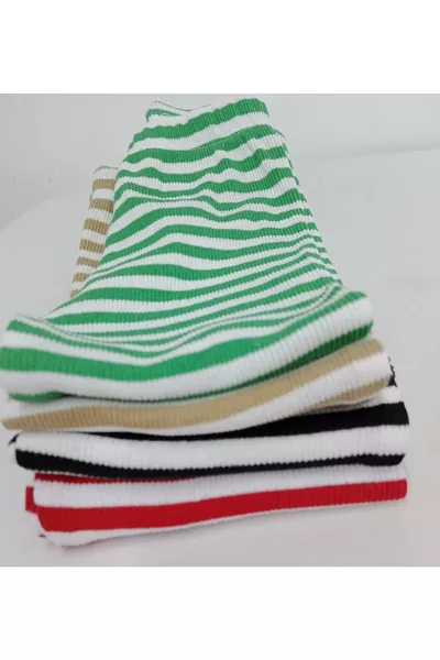 Collant Elastici a Costine 4 Pezzi per Bambini Tuta Singola