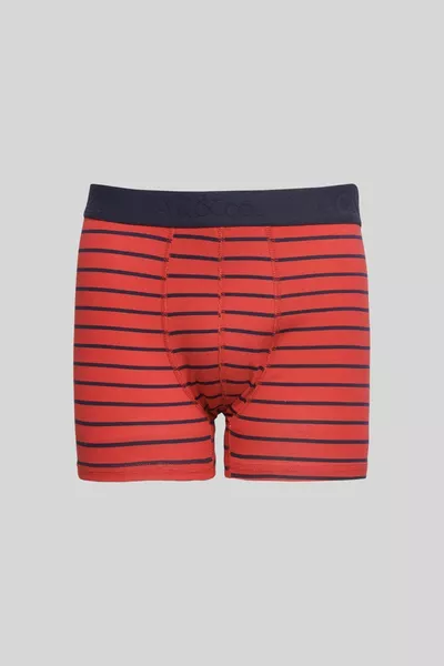 Мужские премиум хлопковые эластичные боксёры 3 шт. синего и красного цвета (набор для жениха) Свадебный комплект