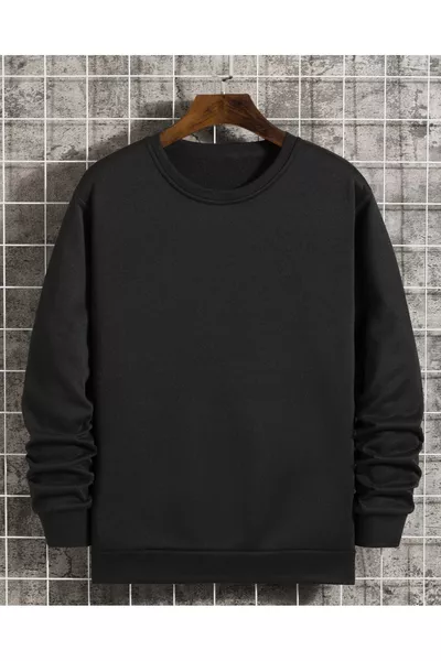 Felpa Oversize Unisex da Uomo e Donna, Girocollo, Colorata, senza Stampa