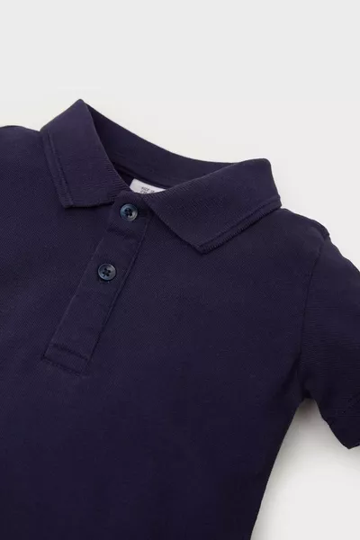 قميص بولو أساسي بأكمام قصيرة للأطفال الصبيان SM
