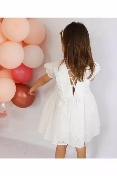 Белое платье для девочки