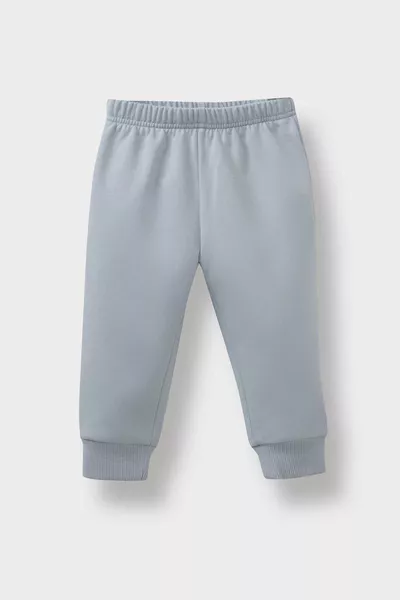 طقم رضيع ولد مكون من قطعتين، سويتشيرت مطبوع وسروال رياضي AU