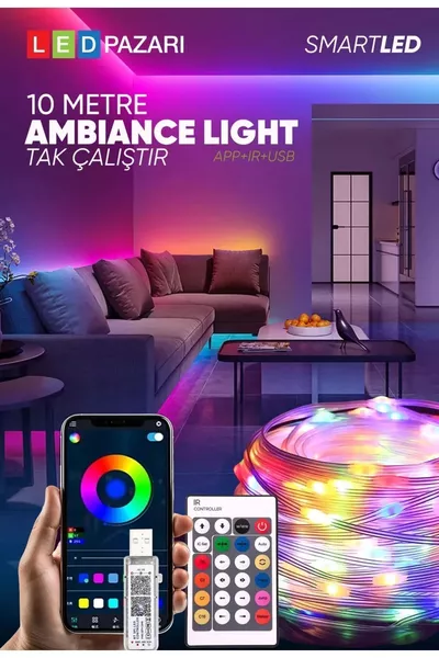  Meter RGB Geluidsgestuurde Afstandsbediening Telefoonbediening Schuifbare Magic LED Muziek RGB Strip Waterdicht